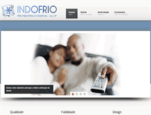 Tablet Screenshot of indofrio.com